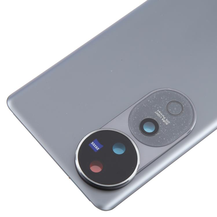 For vivo V40 Pro Battery Back Cover with Camera Lens Frame - Gray