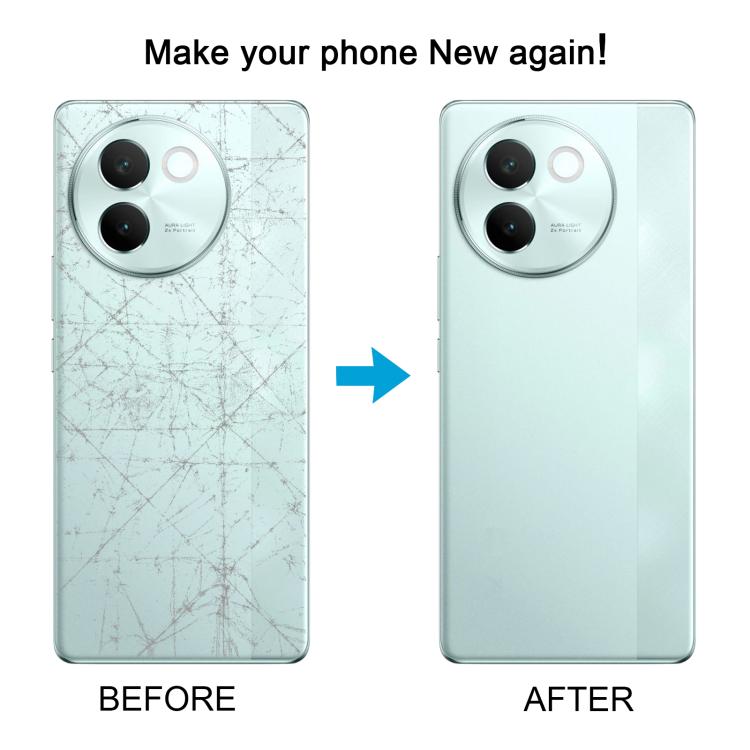 For vivo V30e Battery Back Cover with Camera Lens Frame