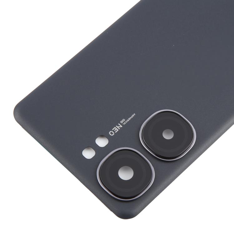 For vivo iQOO Neo9 Pro Battery Back Cover with Camera Lens Frame - Black