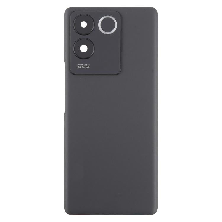 For vivo T2 Pro Battery Back Cover with Camera Lens Frame - Black
