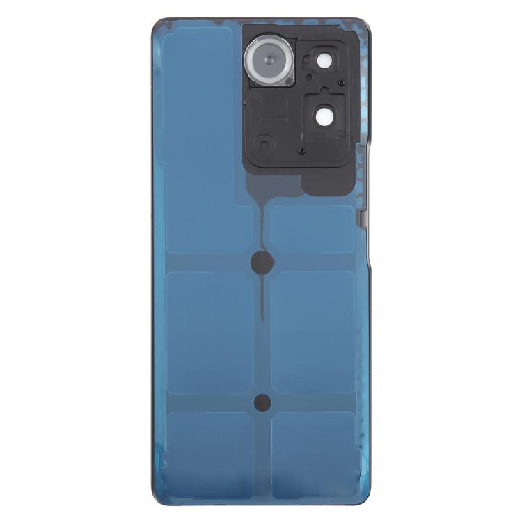 For vivo T2 Pro Battery Back Cover with Camera Lens Frame - Black