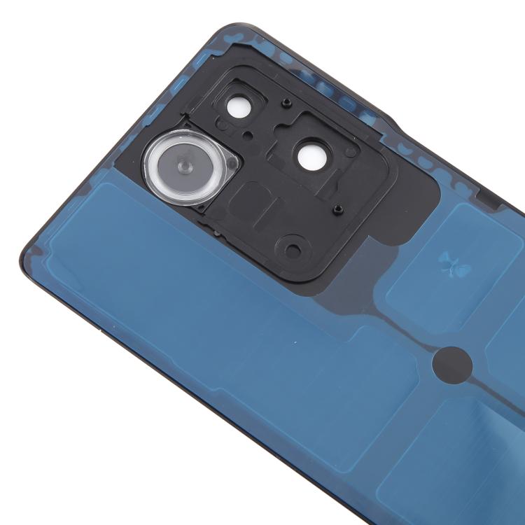 For vivo T2 Pro Battery Back Cover with Camera Lens Frame - Black