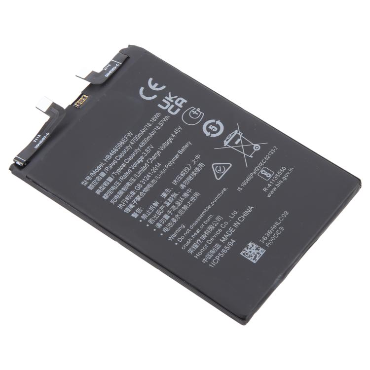 4800mAh Battery Replacement For Honor X30 ANY-AN00 / Magic4 Lite 5G HB466596EFW