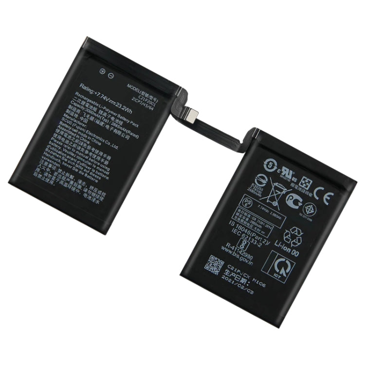 6000mAh Battery Replacement For ASUS ROG Phone 5 / 5s Pro ZS673KS I005DA I005DB C21P2001