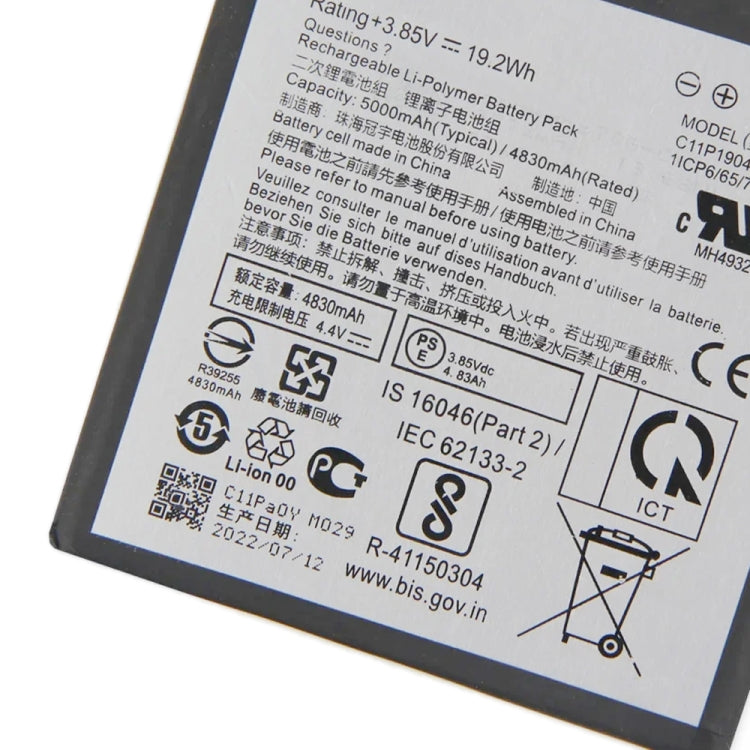 5000mAh Battery Replacement For ASUS Zenfone 7 / 7 Pro / 8 Flip ZS672KS ZS670KS ZS671KS C11P1904