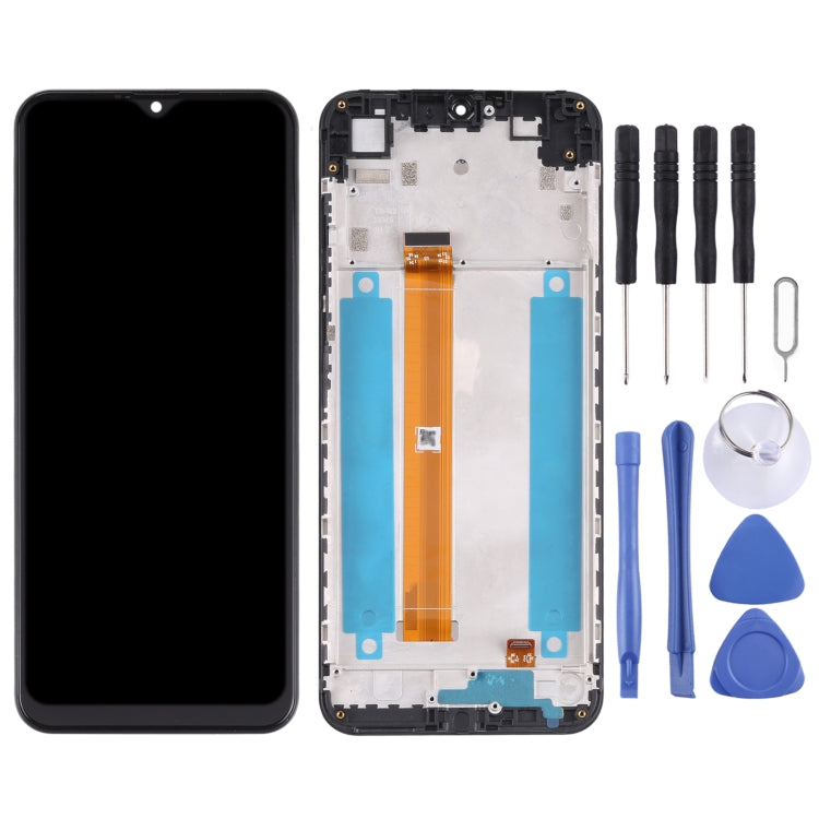 LCD Screen and Digitizer Full Assembly with Frame for Ulefone Note 12P(Black)