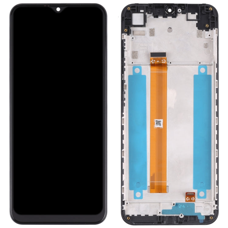 LCD Screen and Digitizer Full Assembly with Frame for Ulefone Note 12P(Black)