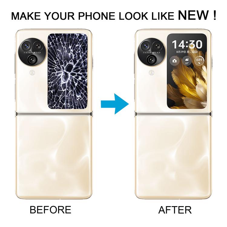 For OPPO Find N3 Flip Original LCD Secondary Screen with Digitizer Full Assembly