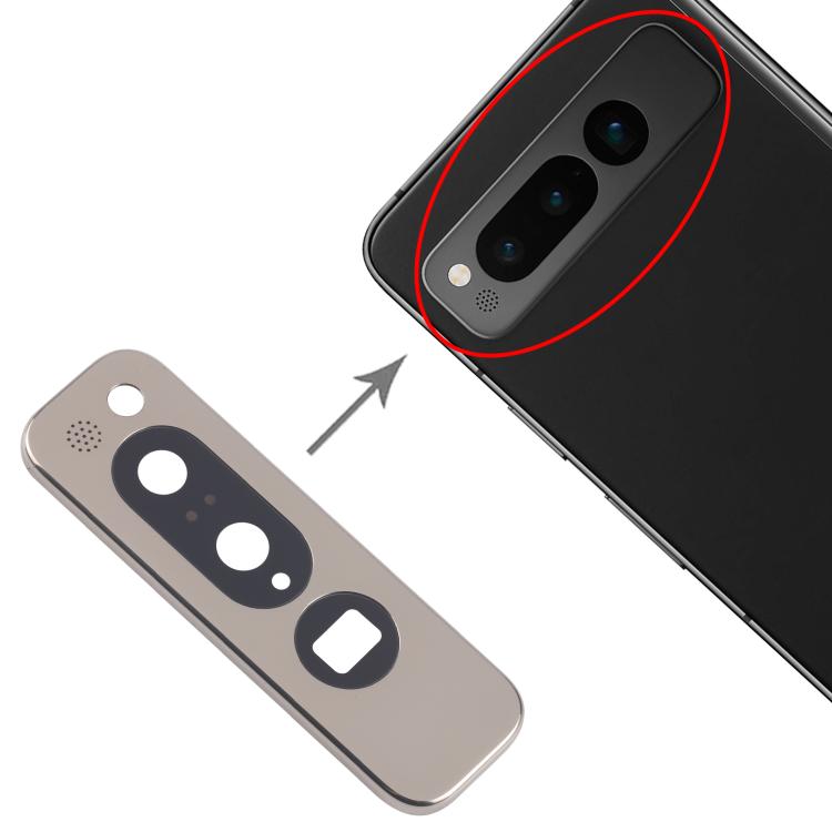 For Google Pixel Fold Original Rear Camera Lens Cover  - Gold