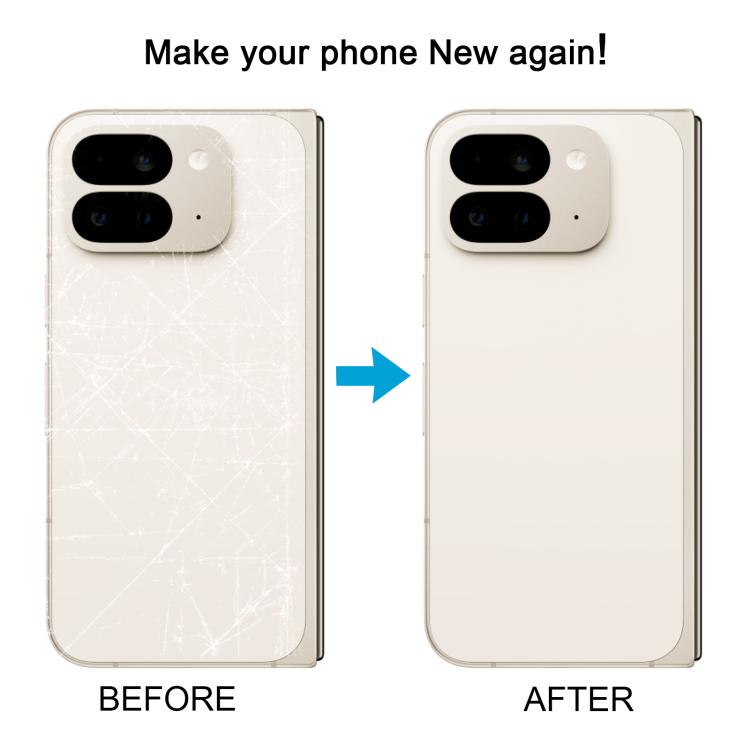 For Google Pixel 9 Pro Fold Original Battery Back Cover with Camera Lens Frame