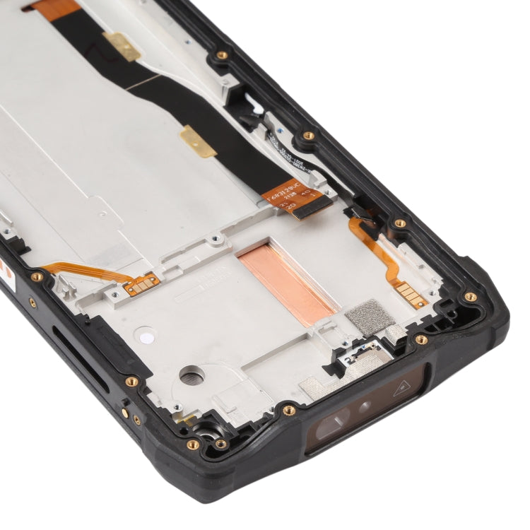 LCD Screen and Digitizer Full Assembly with Frame for Ulefone Power Armor 13(Black)