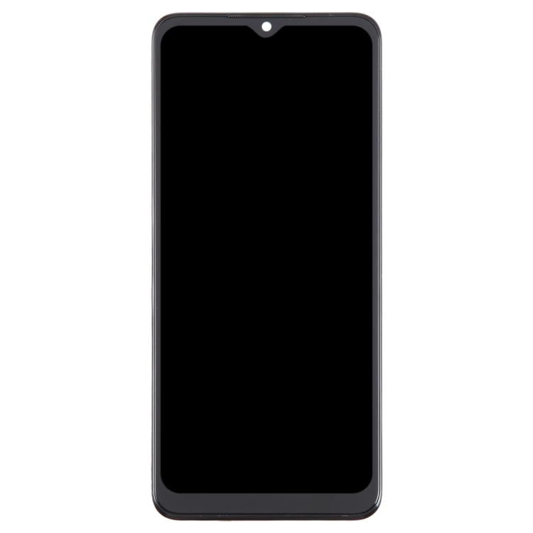 For T-Mobile REVVL 6X 5G LCD Screen Digitizer Full Assembly with Frame  - Black