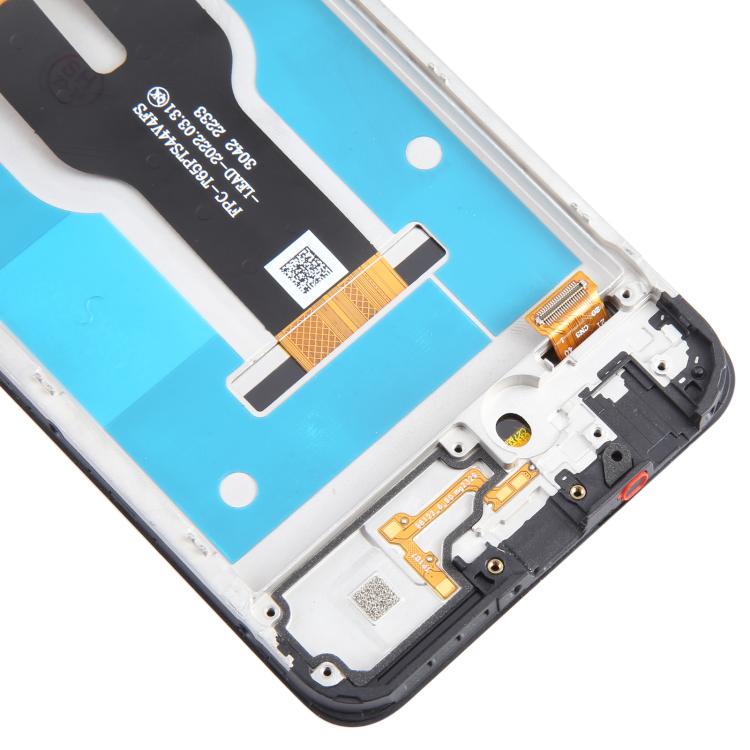 For T-Mobile REVVL 6X 5G LCD Screen Digitizer Full Assembly with Frame  - Black