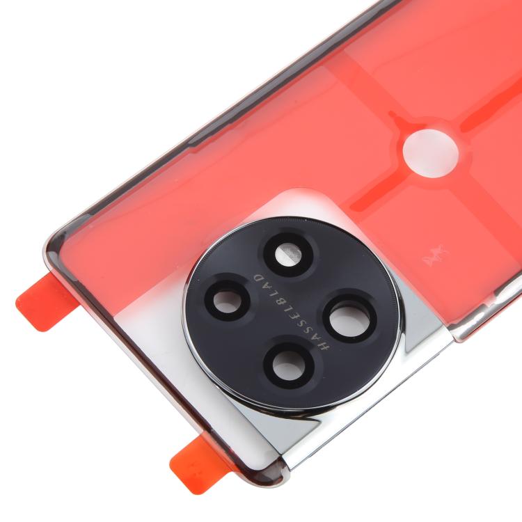 For OnePlus 11 Battery Back Cover with Camera Lens Frame - Transparent