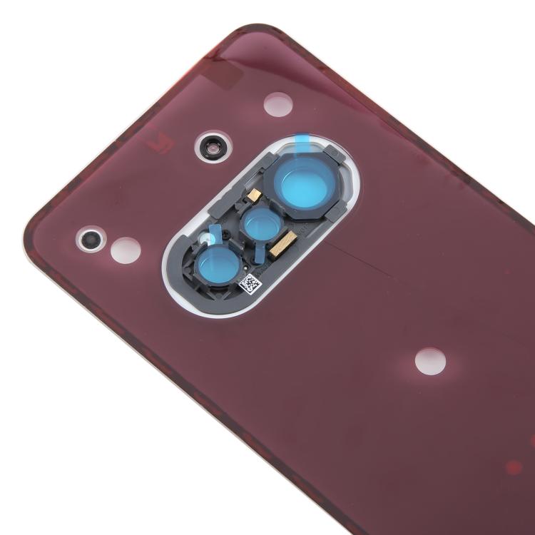 For Nothing Phone 3a A059 Glass Battery Back Cover with Camera Frame