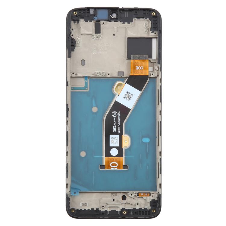For Cricket Magic 2 5G 2024 U655AC LCD Screen Digitizer Full Assembly with Frame  - Black