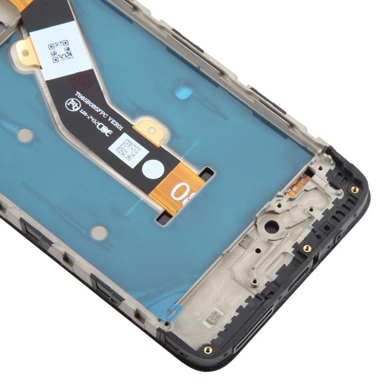 For Cricket Magic 2 5G 2024 U655AC LCD Screen Digitizer Full Assembly with Frame  - Black