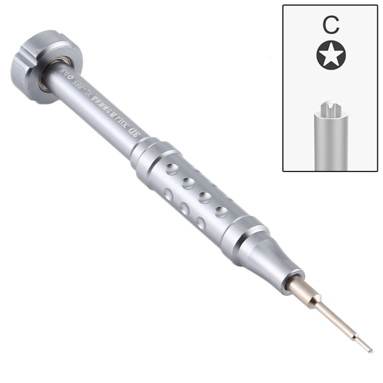 XL-655 3D Non-slip Five Star 0.8 Screwdriver