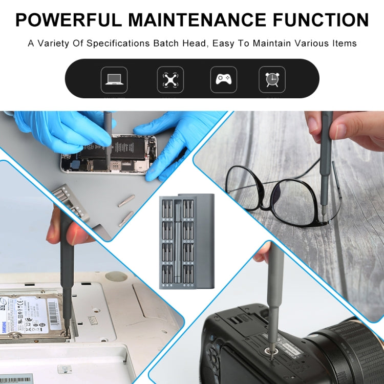 48 in 1 Multi-function Precision Screwdriver Magnetic Bits Combination Tool Set