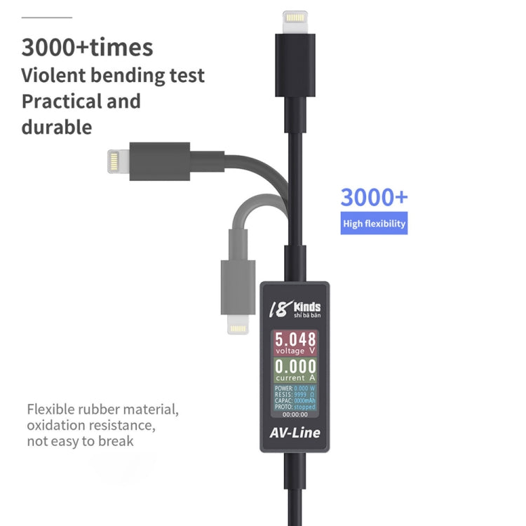 18 Kinds 8Pin to USB AV-line Intelligent Detection Charging Data Line