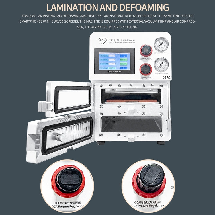 TBK-108C LCD Screen Refurbish Laminator Machine Vacuum OCA Laminating Machine, U