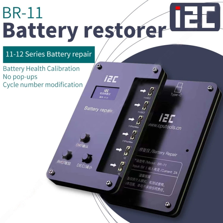 i2C BR-11 Battery Repair Instrument For iPhone 11 / 11 Pro / 11 Pro Max / 12 / 12 mini / 12 Pro / 12 Pro Max