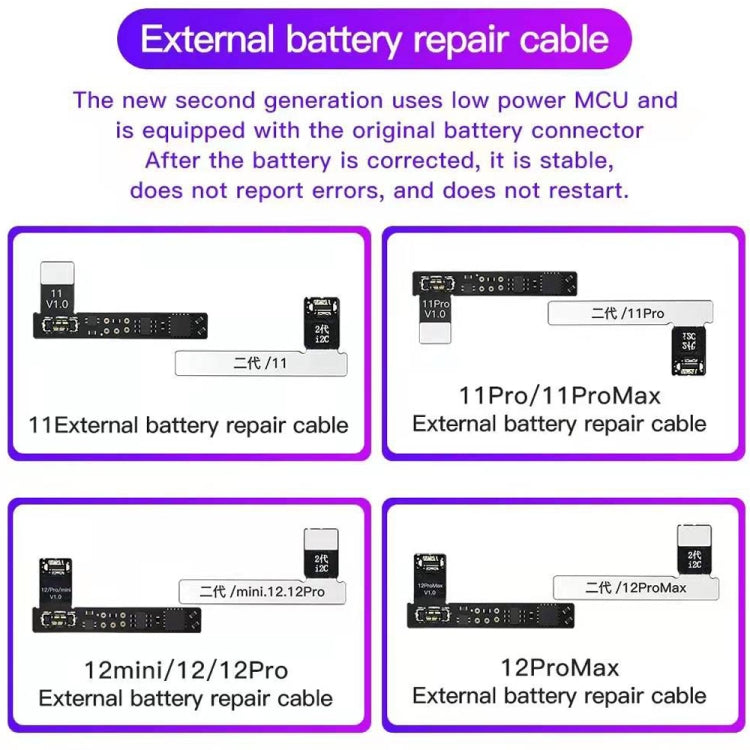 i2C BR-11i Battery Data Corrector With Flex Cable for iPhone