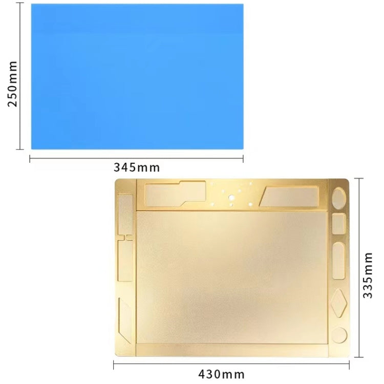 10 PCS Aluminum Alloy Multi-function Microscope Base Workbench Electronic Mat Welding Blanket