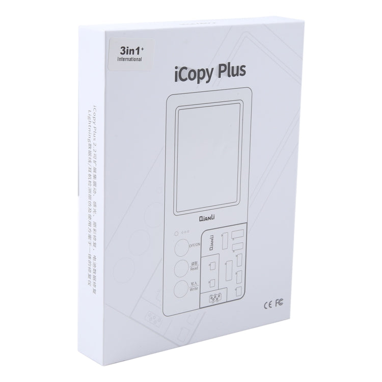 For iPhone 6 - 14 Pro Max 3 in 1 Qianli iCopy Plus 2.2 Repair Detection Programmer Set, Plug: