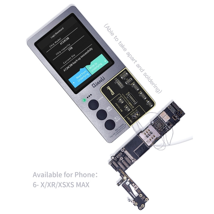 For iPhone 6 - 14 Pro Max 3 in 1 Qianli iCopy Plus 2.2 Repair Detection Programmer Set, Plug: