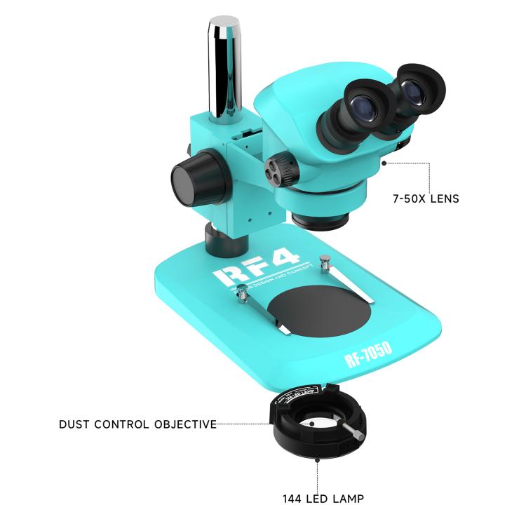RF4 RF-7050 7-50X Zoom Binocular Microscope