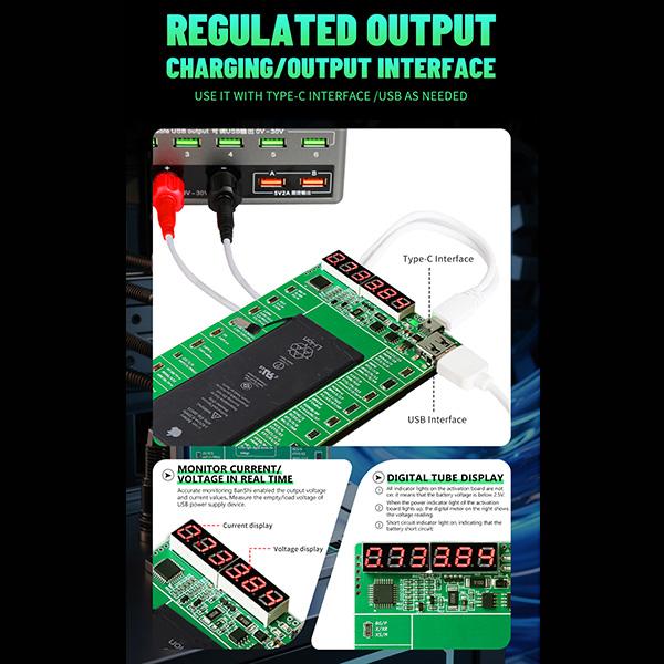 Kaisi K-9208 2025 Version Activated And Charging Jig Test Tools  - Green
