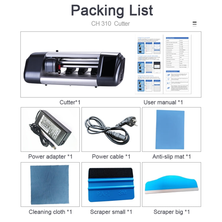 CH310 Mobile Phone Screen Protector Cutting Machine,