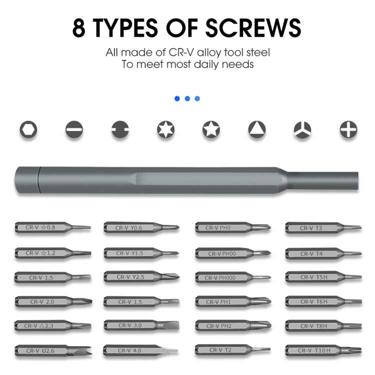 25 in 1 Screwdriver Set Magnetic Repair Tools