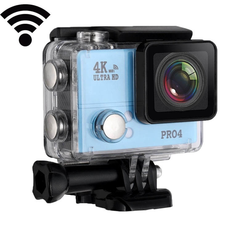 PRO4 4K Ultra HD Aerial 2.0 inch High Frame WiFi Sports DV Diving Camera, 170 Degrees Wide Angle Lens, 45m Waterproof