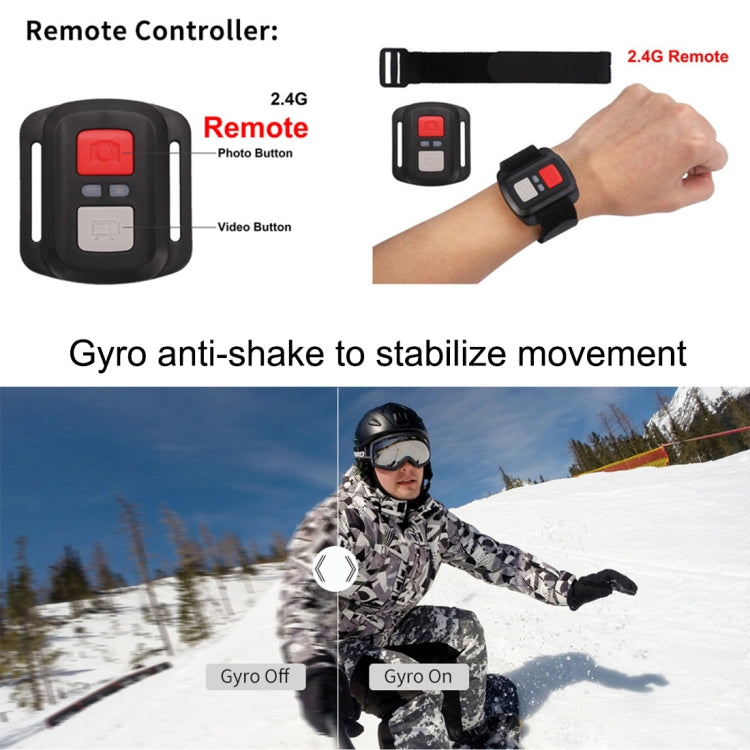 S300 HD 4K WiFi 12.0MP Sport Camera with Remote Control & 30m Waterproof Case,