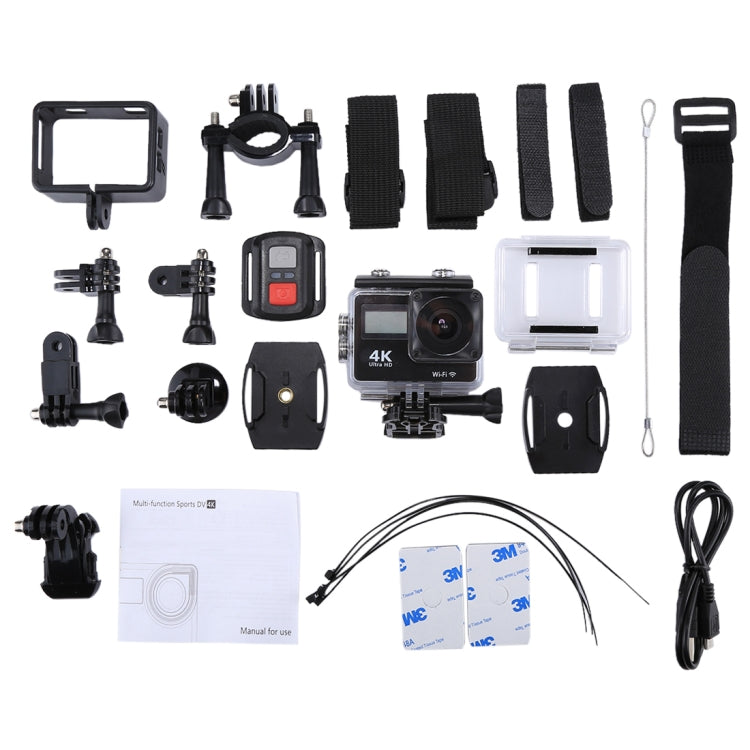 S300 HD 4K WiFi 12.0MP Sport Camera with Remote Control & 30m Waterproof Case,