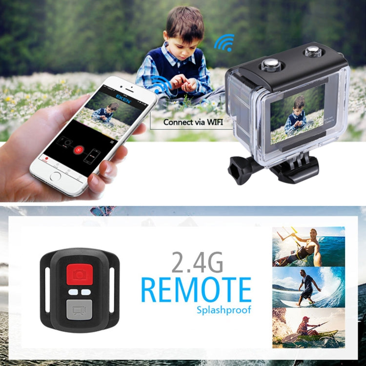 S300 HD 4K WiFi 12.0MP Sport Camera with Remote Control & 30m Waterproof Case,