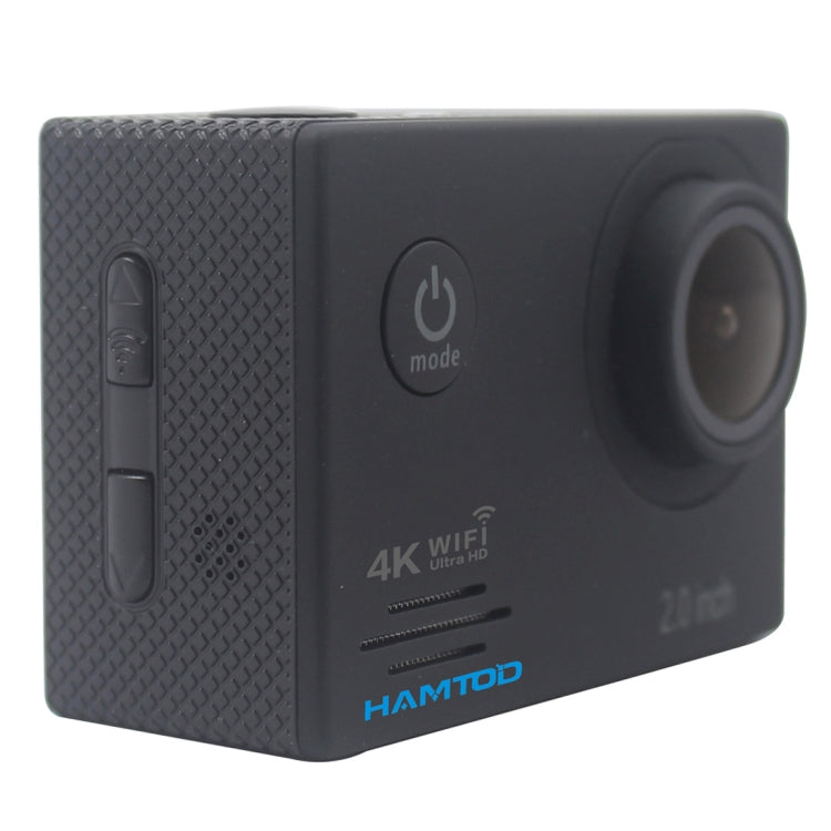 HAMTOD HF60 UHD 4K WiFi 16.0MP Sport Camera with Waterproof Case, Generalplus 4247, 2.0 inch LCD Screen, 120 Degree Wide Angle Lens, with Simple Accessories