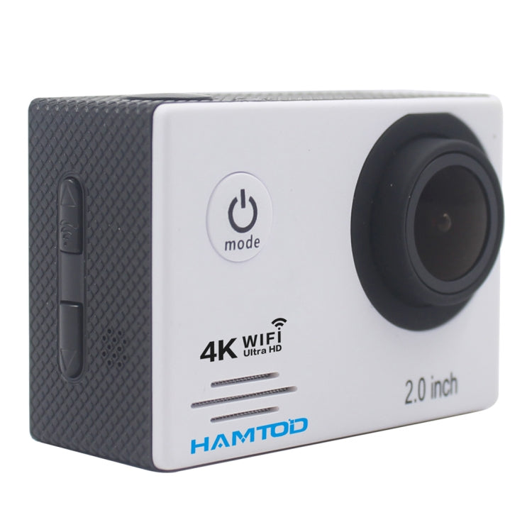 HAMTOD HF60 UHD 4K WiFi 16.0MP Sport Camera with Waterproof Case, Generalplus 4247, 2.0 inch LCD Screen, 120 Degree Wide Angle Lens, with Simple Accessories