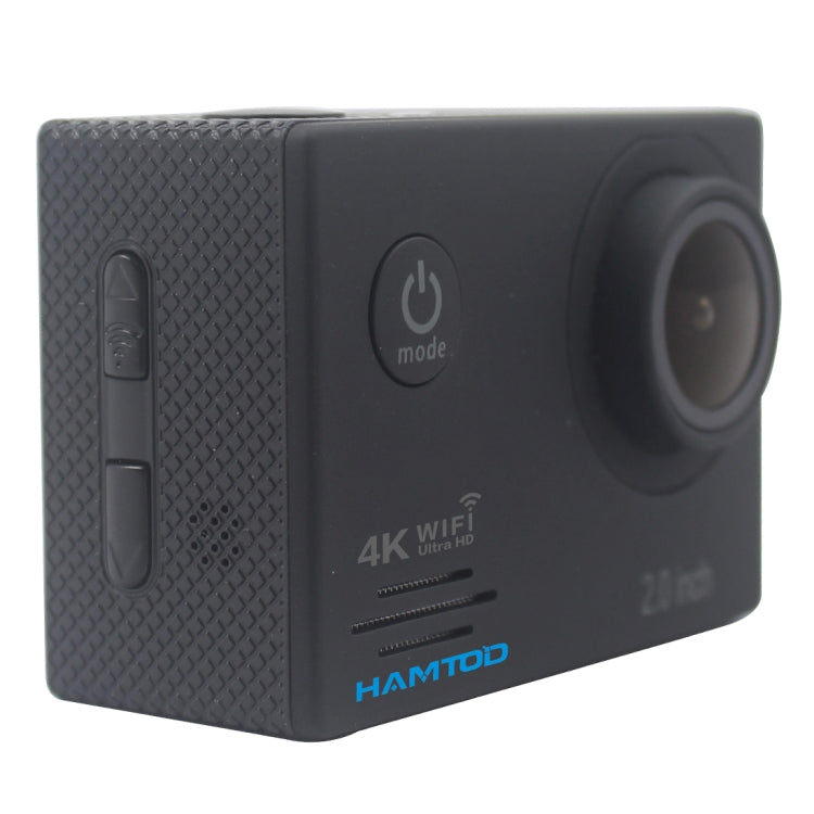 HAMTOD HF60 Pro UHD 4K WiFi 16.0MP Sport Camera with Waterproof Case & Remote Control, Generalplus 4247, 2.0 inch LCD Screen, 120 Degree Wide Angle Lens, with Luxury Accessories
