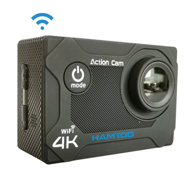 HAMTOD S9 UHD 4K WiFi  Sport Camera with Waterproof Case, Generalplus 4247, 2.0 inch LCD Screen, 170 Degree Wide Angle Lens