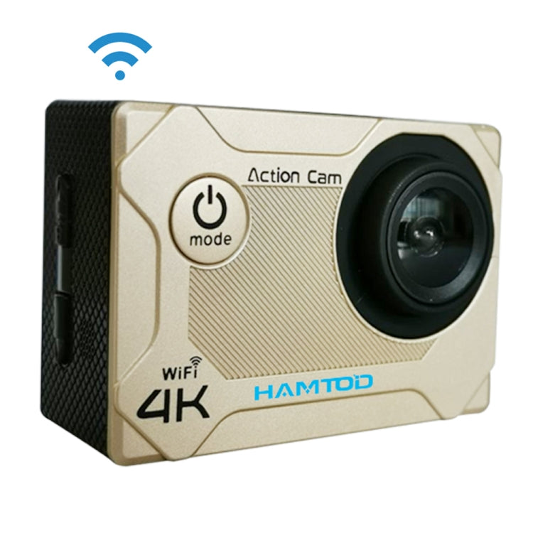 HAMTOD S9 UHD 4K WiFi  Sport Camera with Waterproof Case, Generalplus 4247, 2.0 inch LCD Screen, 170 Degree Wide Angle Lens