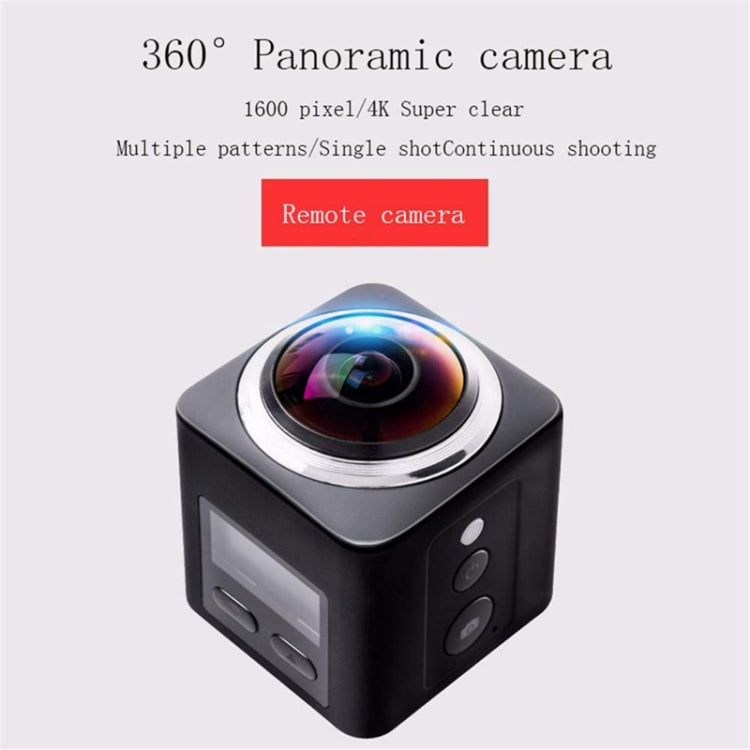 0.96 inch TFT Screen HD 360 Degrees View Angle Smart VR Camera, Support WIFI & 220 degrees Wide Angle & TF Card(64GB Max) & HDMI & USB