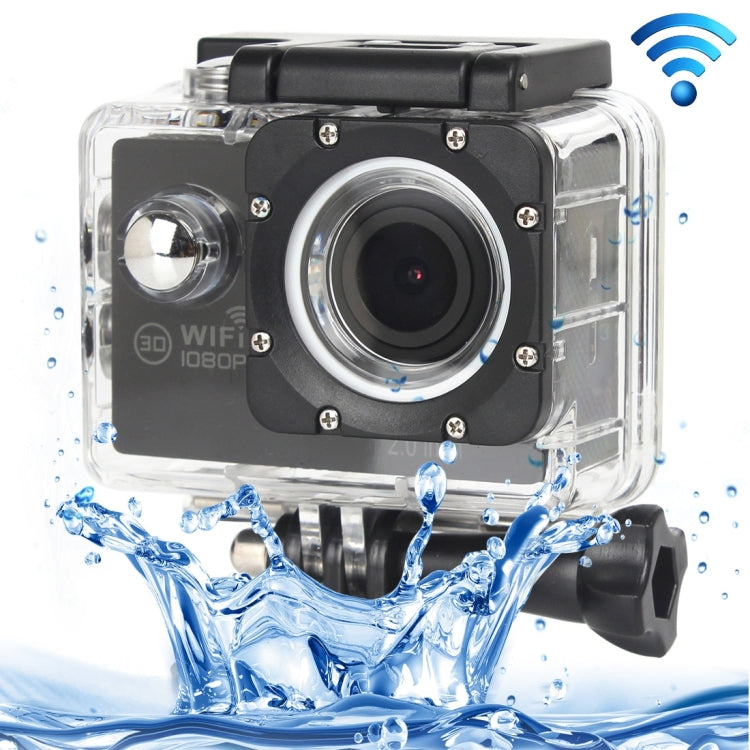H16 1080P Portable WiFi Waterproof Sport Camera, 2.0 inch Screen,  Generalplus 4248, 170 A+ Degrees Wide Angle Lens, Support TF Card