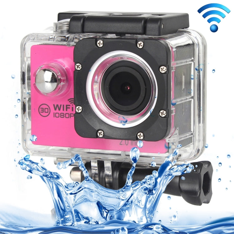 H16 1080P Portable WiFi Waterproof Sport Camera, 2.0 inch Screen,  Generalplus 4248, 170 A+ Degrees Wide Angle Lens, Support TF Card