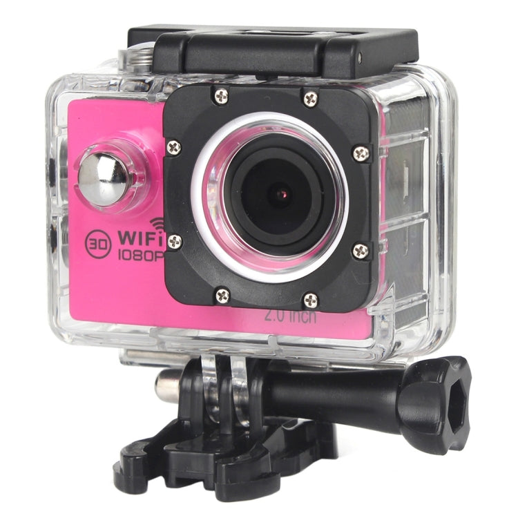 H16 1080P Portable WiFi Waterproof Sport Camera, 2.0 inch Screen,  Generalplus 4248, 170 A+ Degrees Wide Angle Lens, Support TF Card