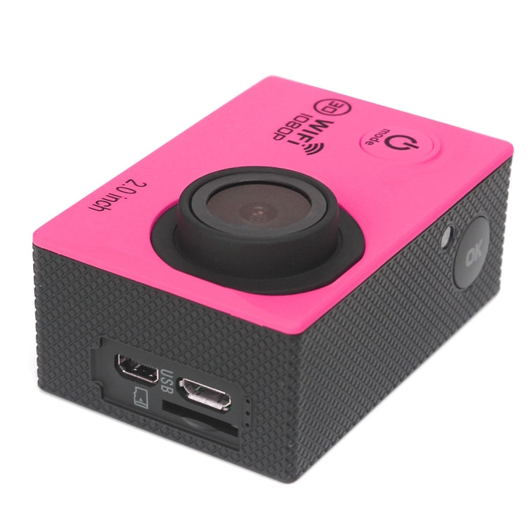 H16 1080P Portable WiFi Waterproof Sport Camera, 2.0 inch Screen,  Generalplus 4248, 170 A+ Degrees Wide Angle Lens, Support TF Card