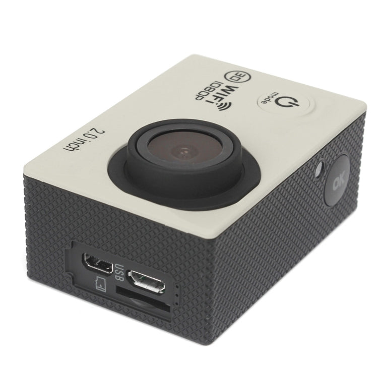 H16 1080P Portable WiFi Waterproof Sport Camera, 2.0 inch Screen,  Generalplus 4248, 170 A+ Degrees Wide Angle Lens, Support TF Card