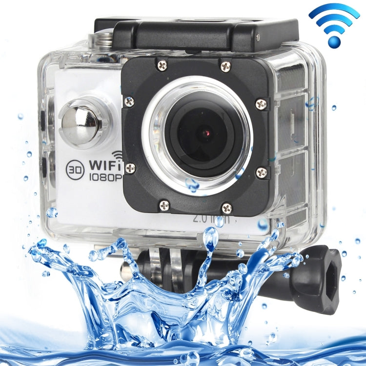 H16 1080P Portable WiFi Waterproof Sport Camera, 2.0 inch Screen,  Generalplus 4248, 170 A+ Degrees Wide Angle Lens, Support TF Card